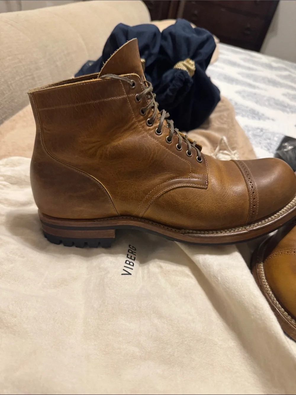 VIBERG Service Boot 2040 in Natural Cypress